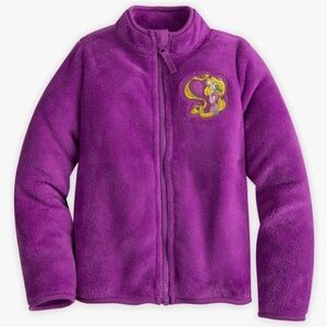 Disney Rapunzel Purple Fleece Zip Jacket 3T Toddler Girls Size 3